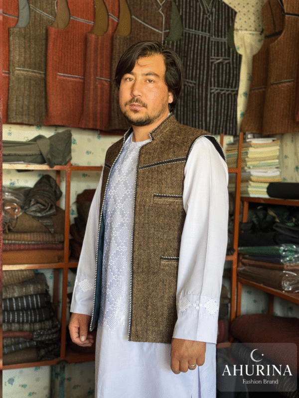 Waist Coat Brown ( WASKAT) - WSC06