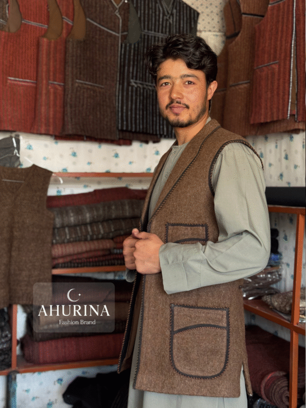 Waist Coat Brown ( WASKAT) - WSC02