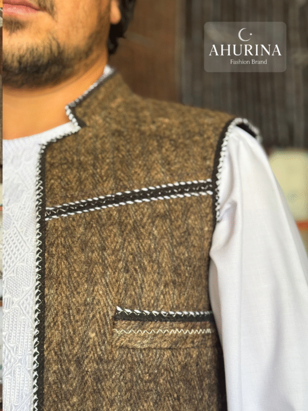 Waist Coat Brown ( WASKAT) - WSC06