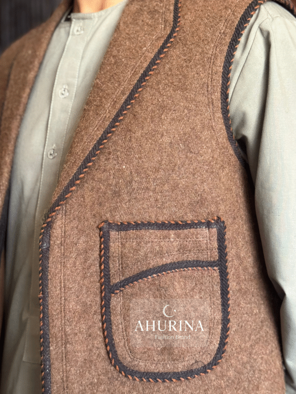 Waist Coat Brown ( WASKAT) - WSC02