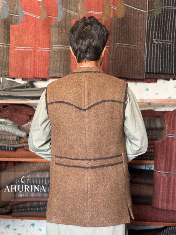 Waist Coat Brown ( WASKAT) - WSC02