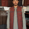 Waist Coat Brown and Red ( WASKAT) - WSC03