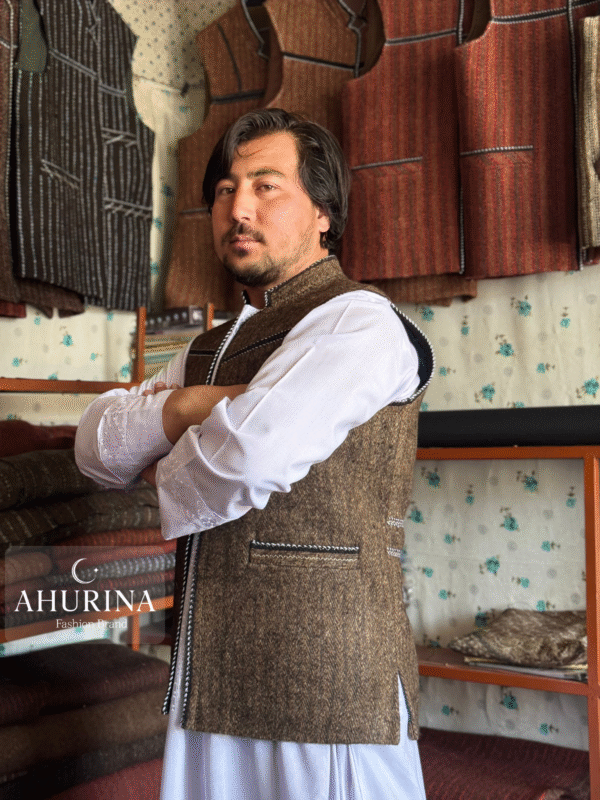 Waist Coat Brown ( WASKAT) - WSC06