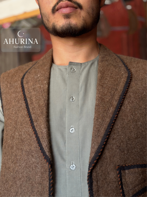 Waist Coat Brown ( WASKAT) - WSC02