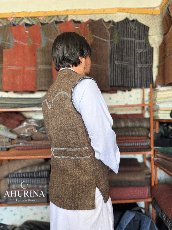 Waist Coat Brown ( WASKAT) - WSC06