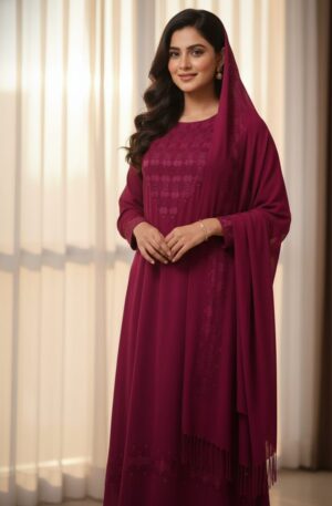 2 Pink Heart - Afghan Dress Panjabi Model